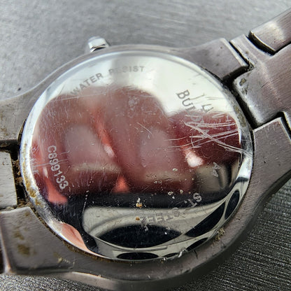 Bulova Watch Women 26mm MOP Dial silver Tone Date Round 96R20 New Battery9