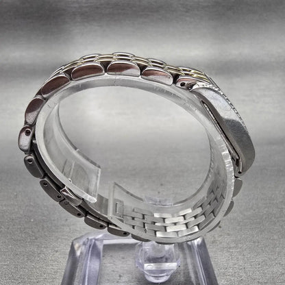Citizen Eco-Drive Tank Watch Women 14mm White Dial Gemmed Rectangle G620 Works8