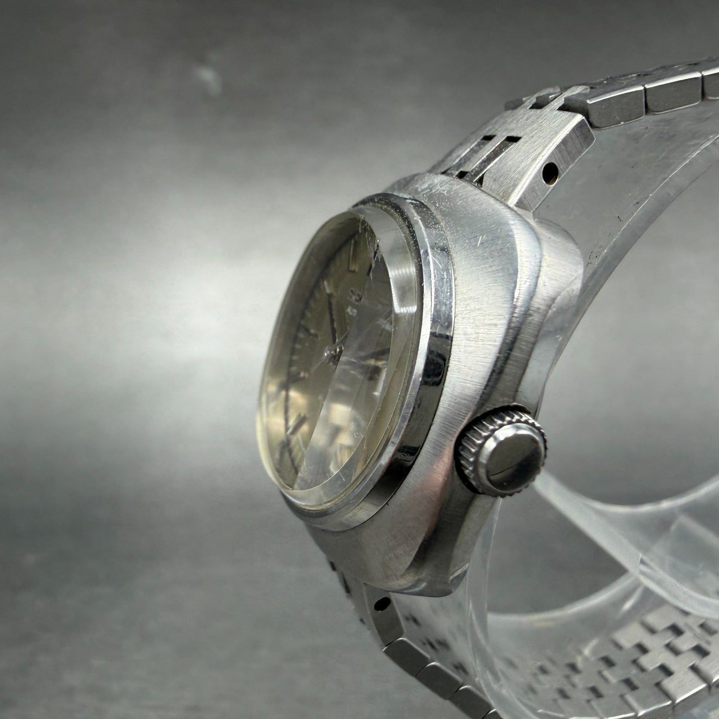 Seiko Automatic Watch Women 25mm Yellow Dial Silver Tone Daydate 2706-0130 Runs2