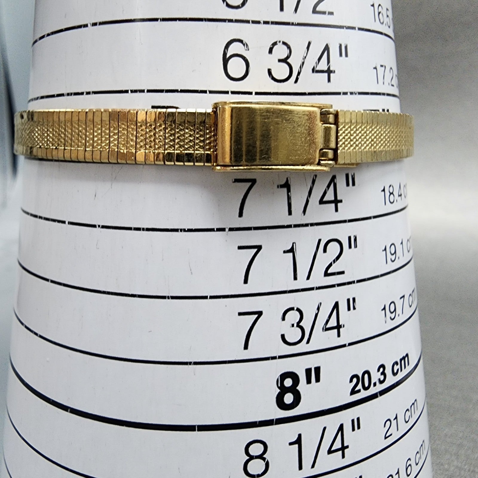Gruen Watch Women 16mm Gold Dial Gold Tone Oval Diamond Bezel New Battery10