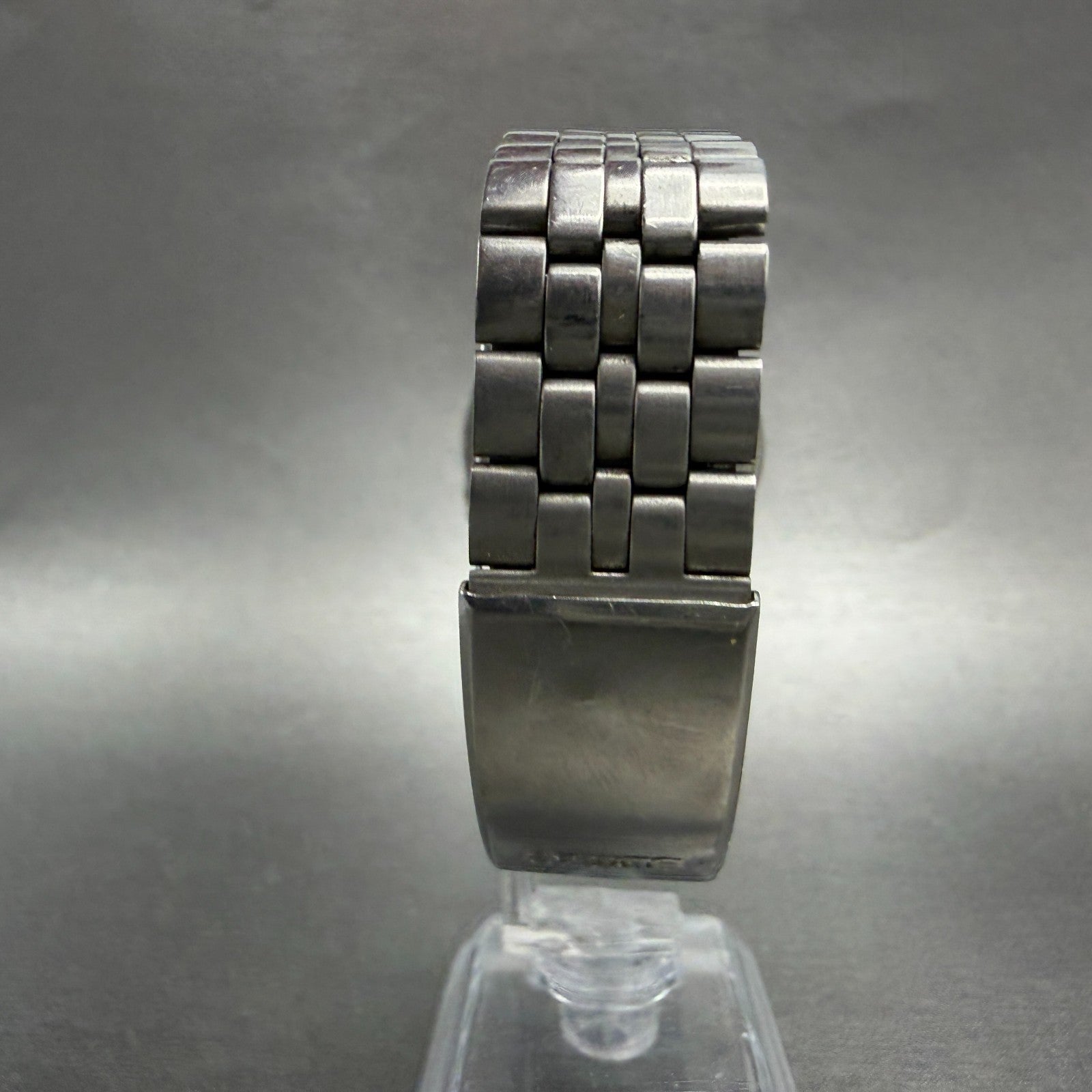 Seiko SilverWave Watch Men 35mm Black Dial Steel Daydate READ! 8229-703B NewBatt7