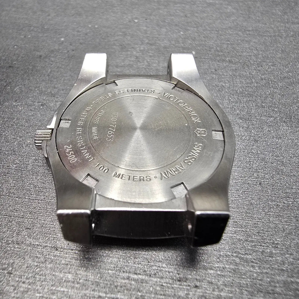 Swiss Army Excursion Watch Women 30mm White Dial Silver Date PARTS 245009