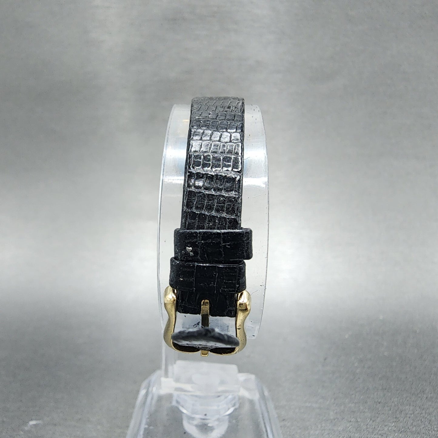 Seiko Exceline Watch Women 21mm Gold Dial Gold Tone Hexagon 12215010 New Batt7
