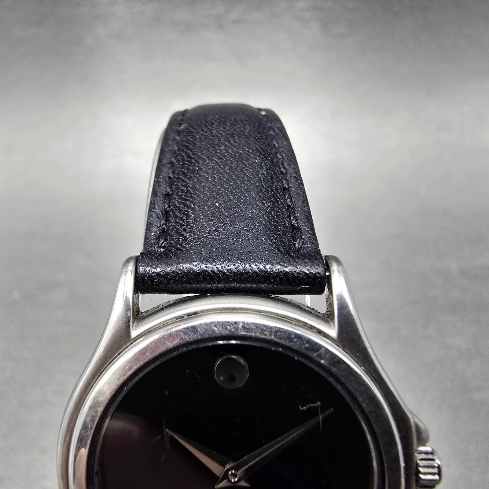Movado Museum Watch Women 28mm Black Dial Silver Tone 84-E4-0823 New Battery4