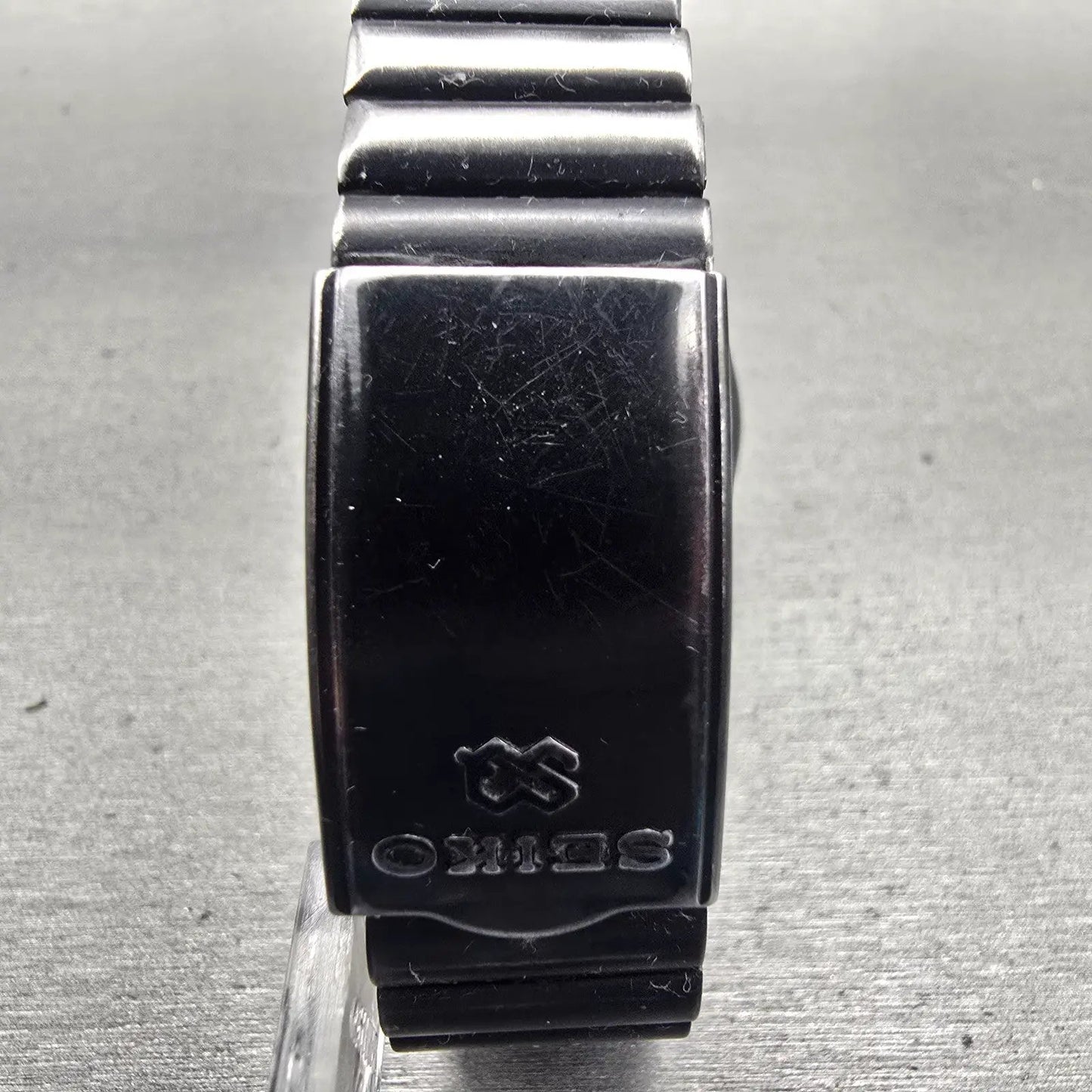 Seiko Sports 150 Watch Men 37mm Black Dial Black Tone Daydate 5H23-7029 New Batt7