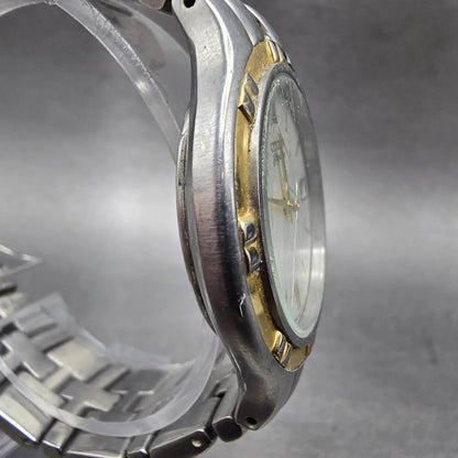 Citizen Elegance Watch Men 35mm White Dial Two Tone Date 5510-H04511 PARTS VTG4
