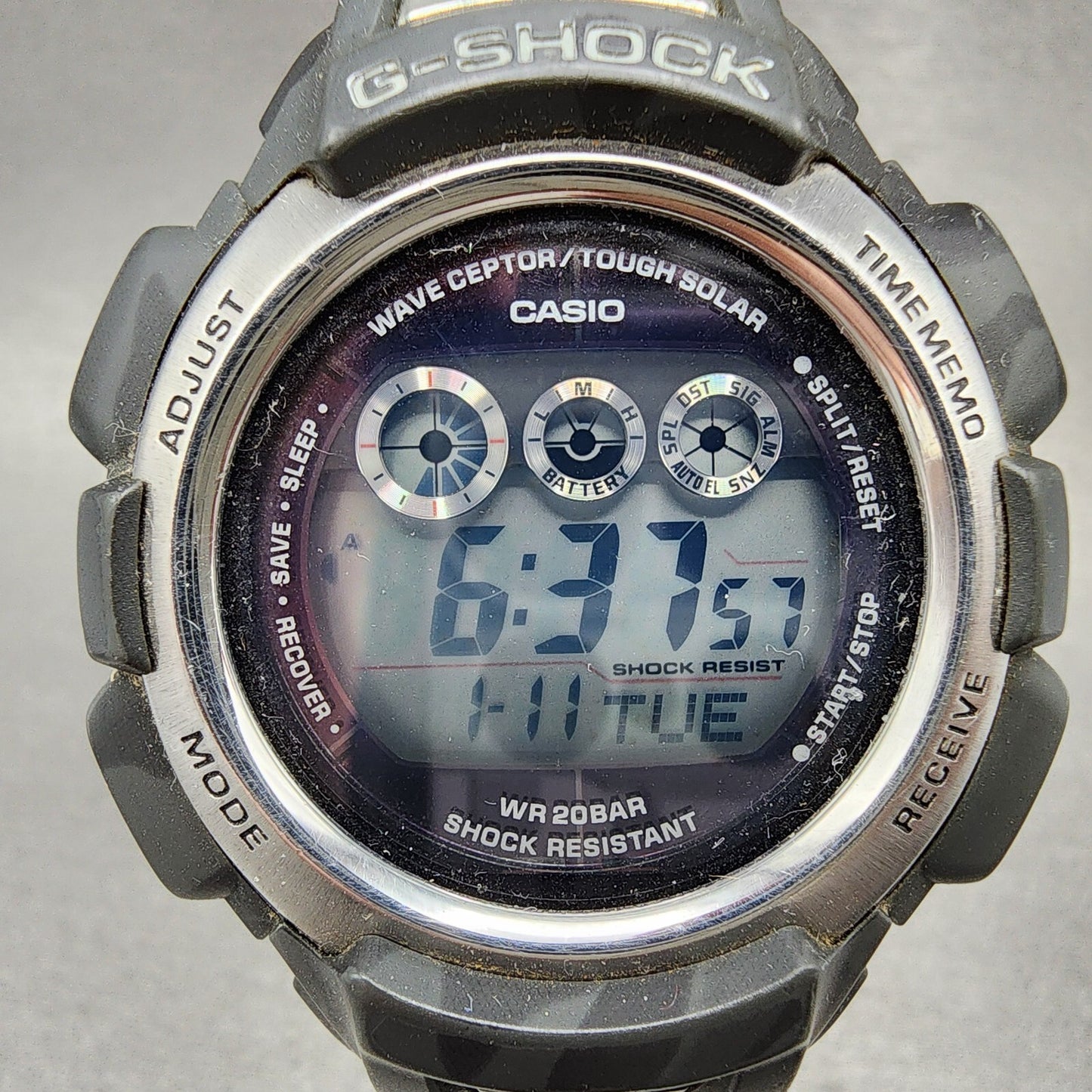 Casio G-Shock GW-300CFJ Watch Men 43mm Digital Camouflage Solar Round Works