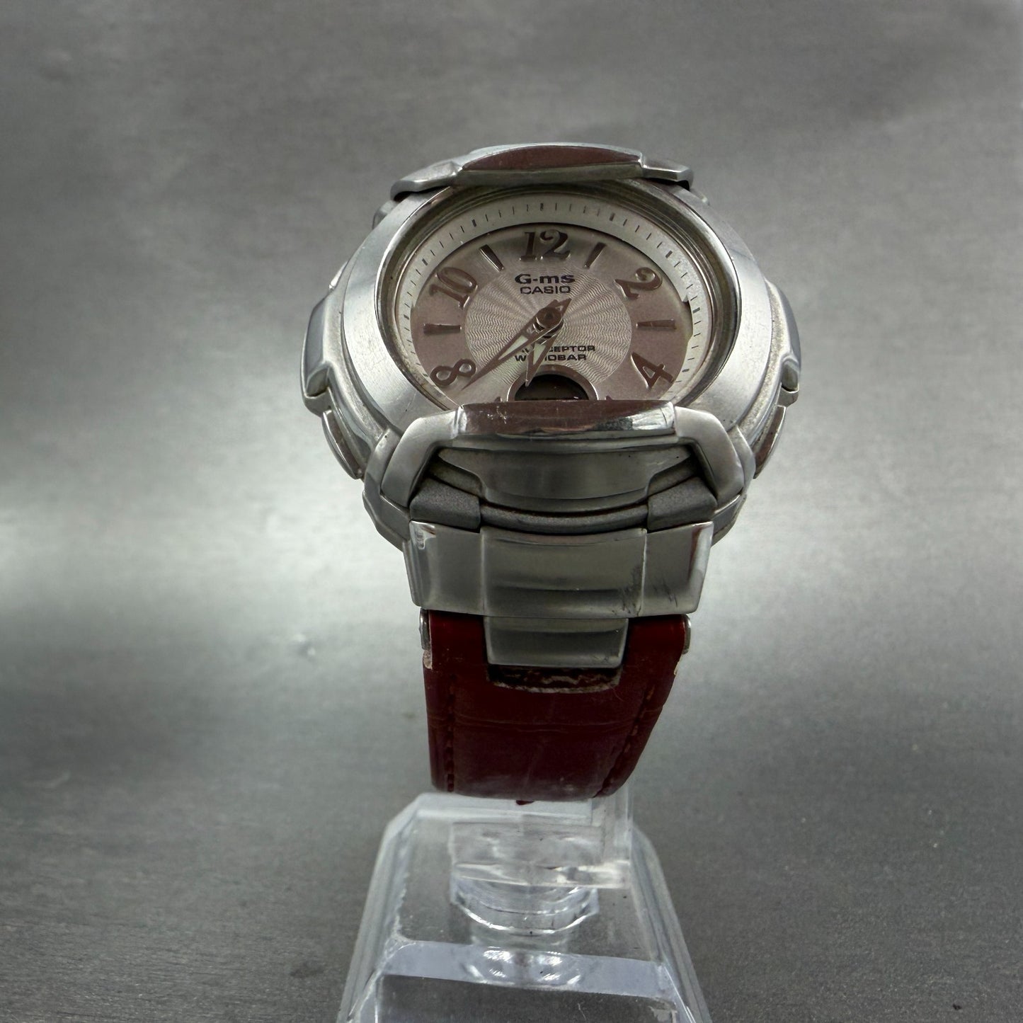 Casio baby-G Watch Women 41mm Silver Dial Steel Case MSCG-1100L New Battery5