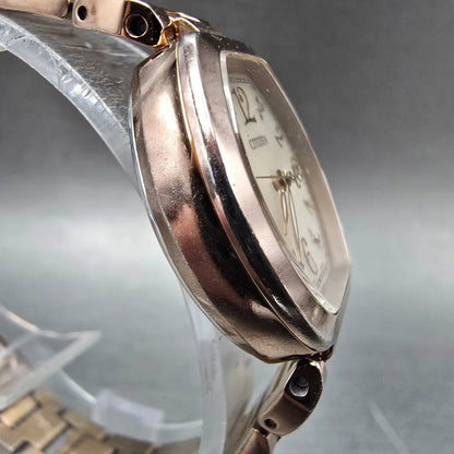 Citizen Eco-Drive XC Watch Women 23mm Cream Dial Rose Gold Date H058-T0191 PARTS4