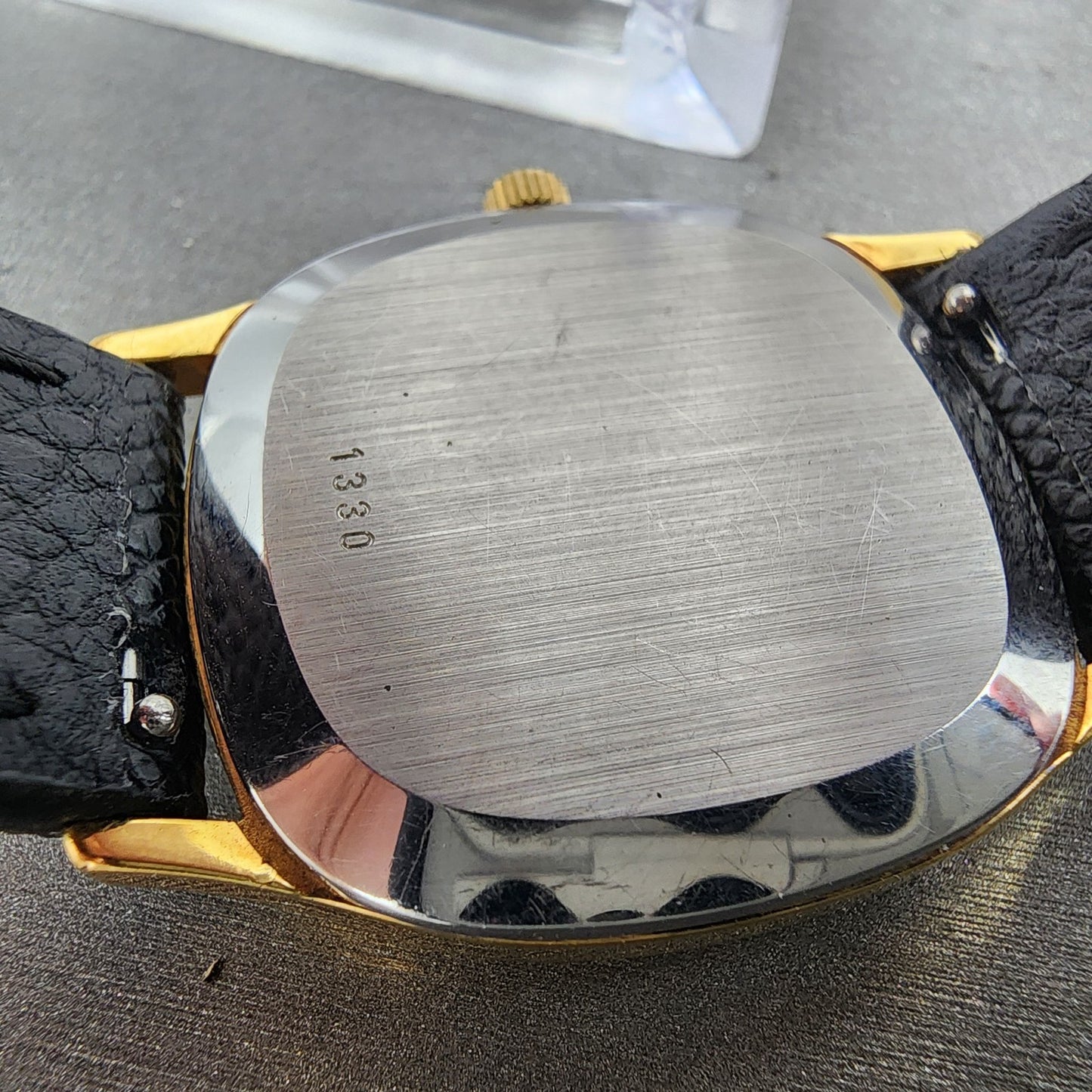 Omega Deville Watch Men 31mm Champagne Dial Gold Tone 1910073 New Battery9