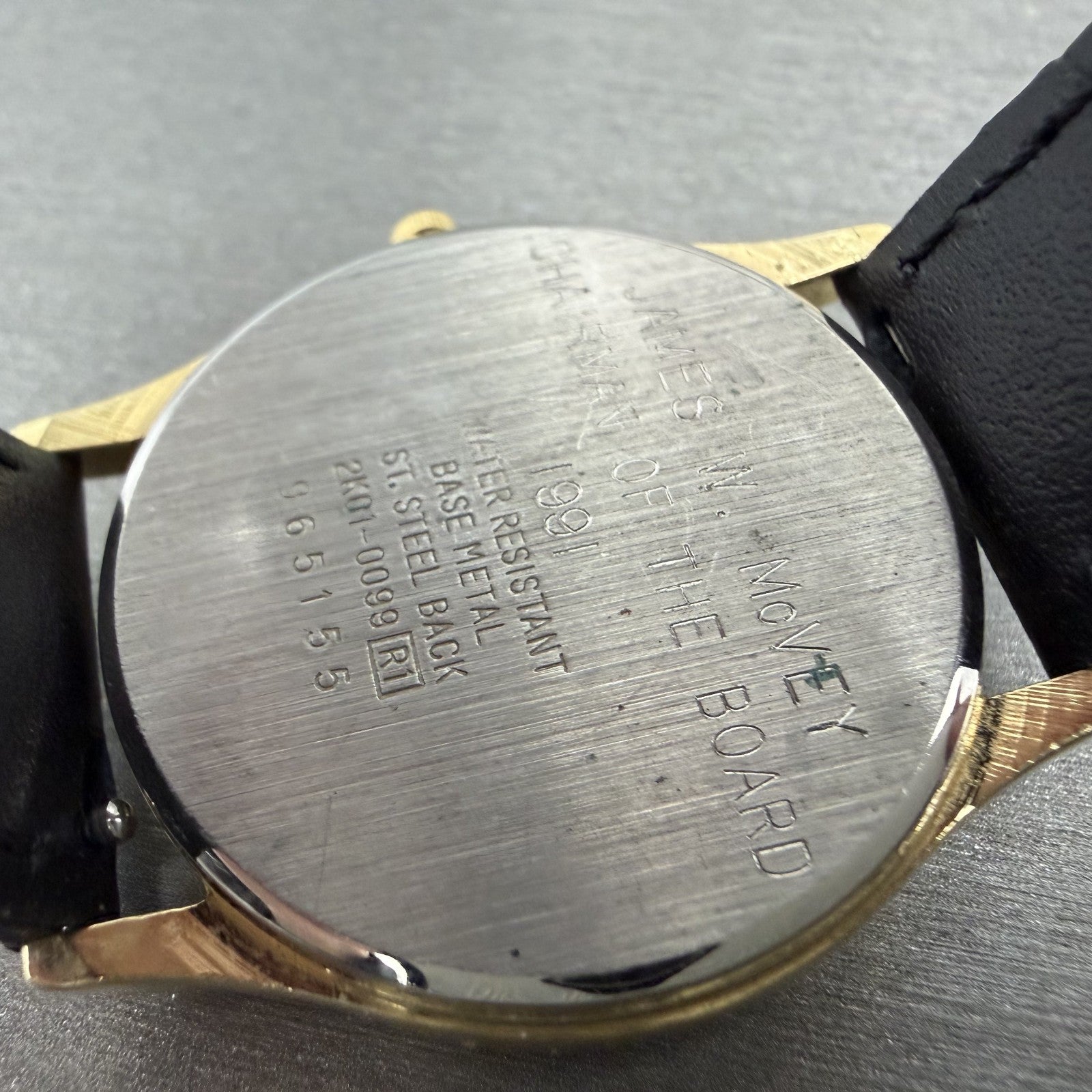 Seiko Watch Men 32mm White Dial Gold Tone Round 2K01-0099 New Battery Vintage9