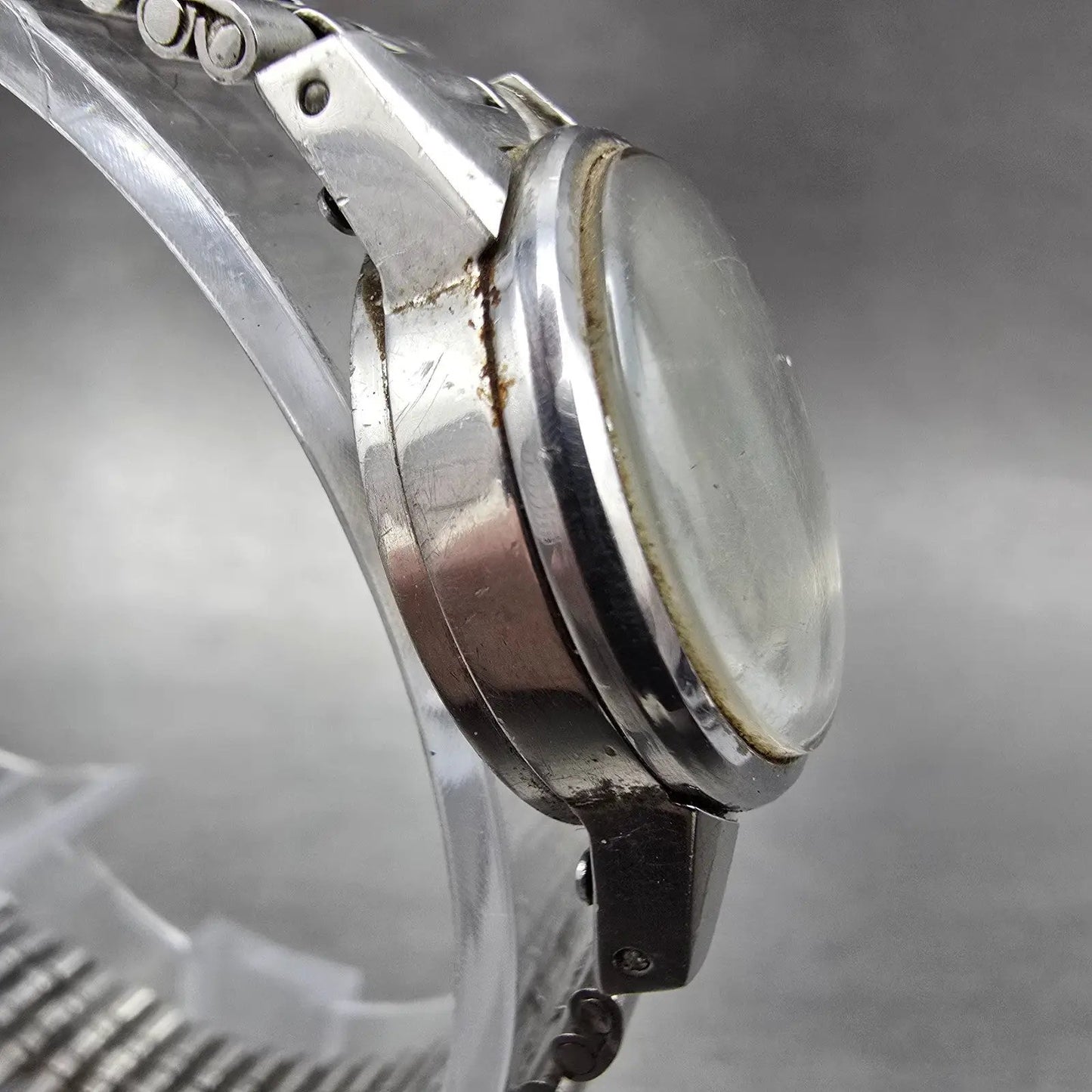 Rado Watch Women 21mm Green Dial Silver Tone Date Manual Wind 781/1 Runs VTG3