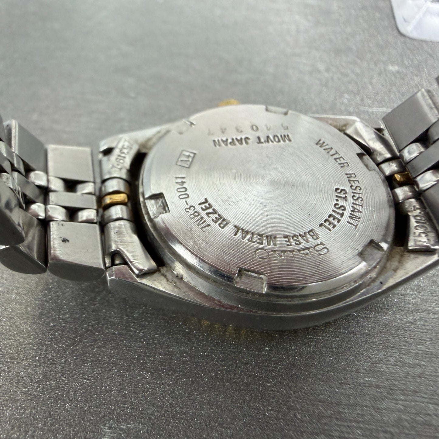 Seiko Watch Women 25mm White Dial Two Tone Daydate Round 7n83-0041 New Batt N689