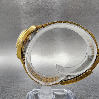 Citizen CosmostarV2 Watch Women 25mm White Dial Gold Tone Daydate Automatic Runs6