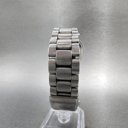 Seiko Lukia Chronograph Watch Women 34mm Black Dial Silver Tone Date New Battery7