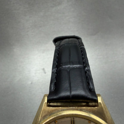 Seiko Grand Quartz Watch Men 38mm Silver Dial Gold Tone Daydate 4843-8041 NewBat4