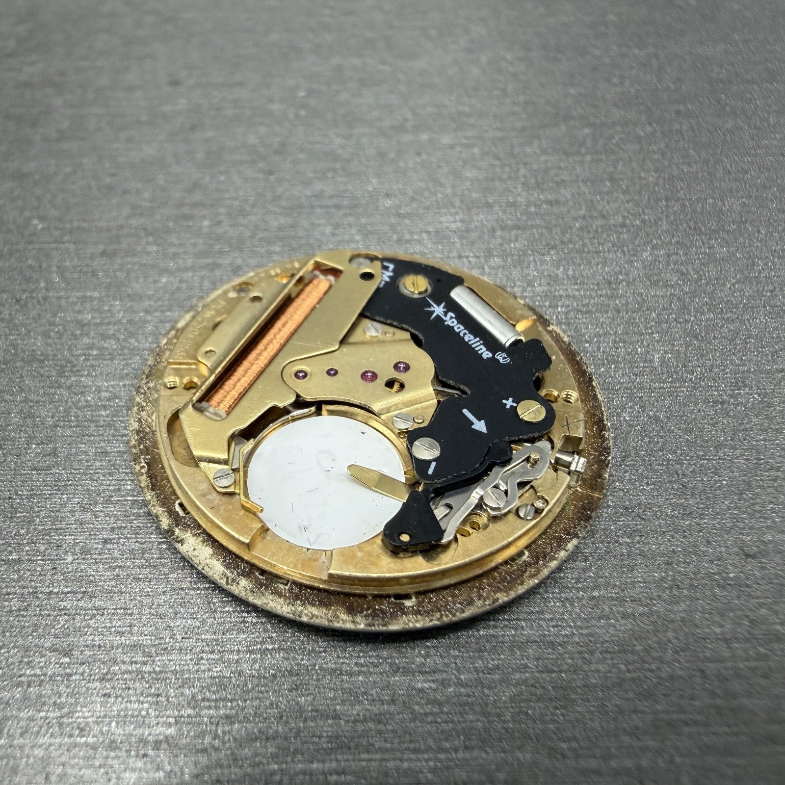 Swiss 2T PUW 2501 2531 Spaceline Movenent Round Hamilton Dial Quartz PARTS8