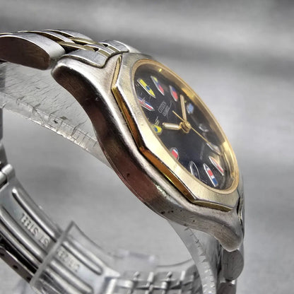 Citizen Watch Women 27mm Blue Dial Two Tone Round 5031-S45474 New Battery VTG3