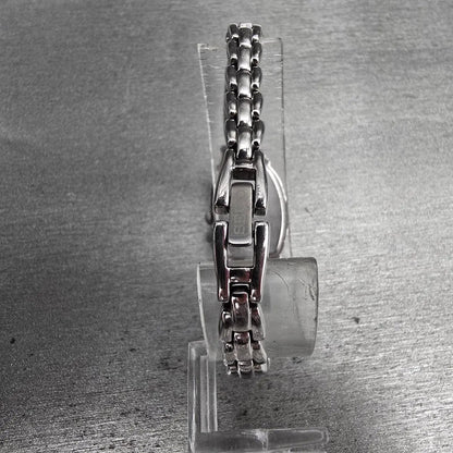 Seiko Watch Women 16mm Silver Dial Silver Tone Rectangle 1N00-0PA0 New Battery7