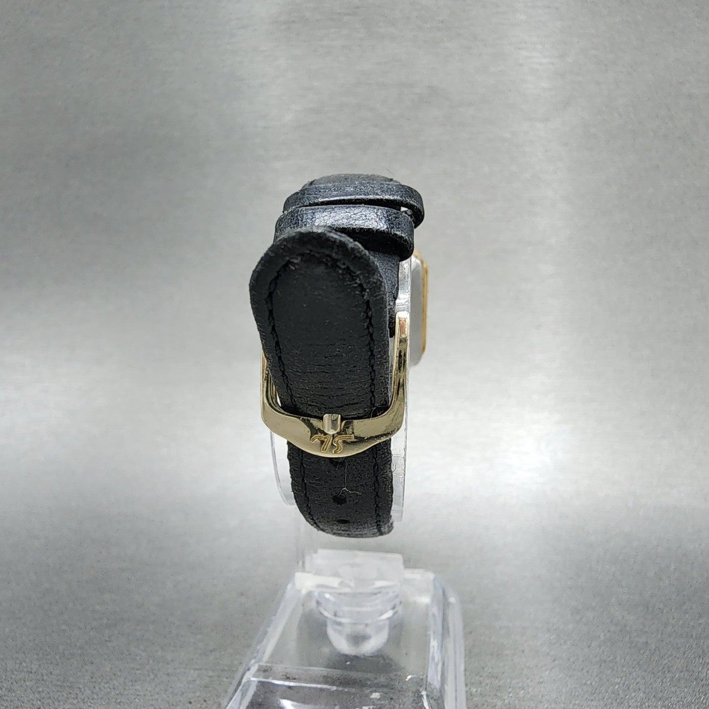 Seiko Watch Women 24mm Gray Dial Gold Tone Rectangle 433350 New Battery7