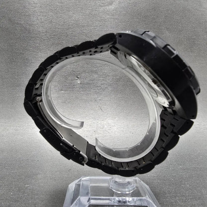 Android Corsair Skeleton Automatic Watch Men 49mm Black Dial Black Round Runs9