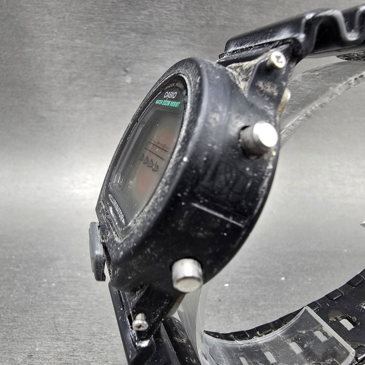 Casio G-Shock DW-6600 Watch men 41mm Black Alarm Chronograph 1199 Vintage PARTS3