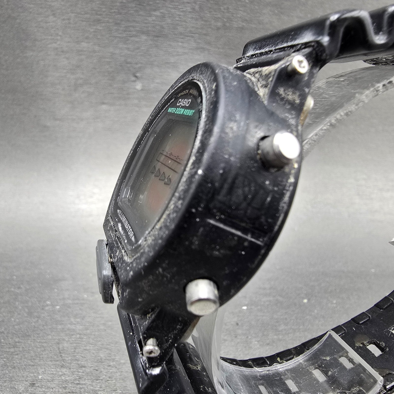 Casio G-Shock DW-6600 Watch men 41mm Black Alarm Chronograph 1199 Vintage PARTS3
