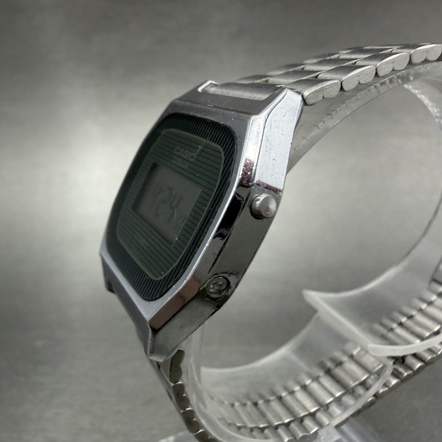 Casio LB 611 Watch Women 25mm Digital Silver Tone Octagon New Battery VTG2