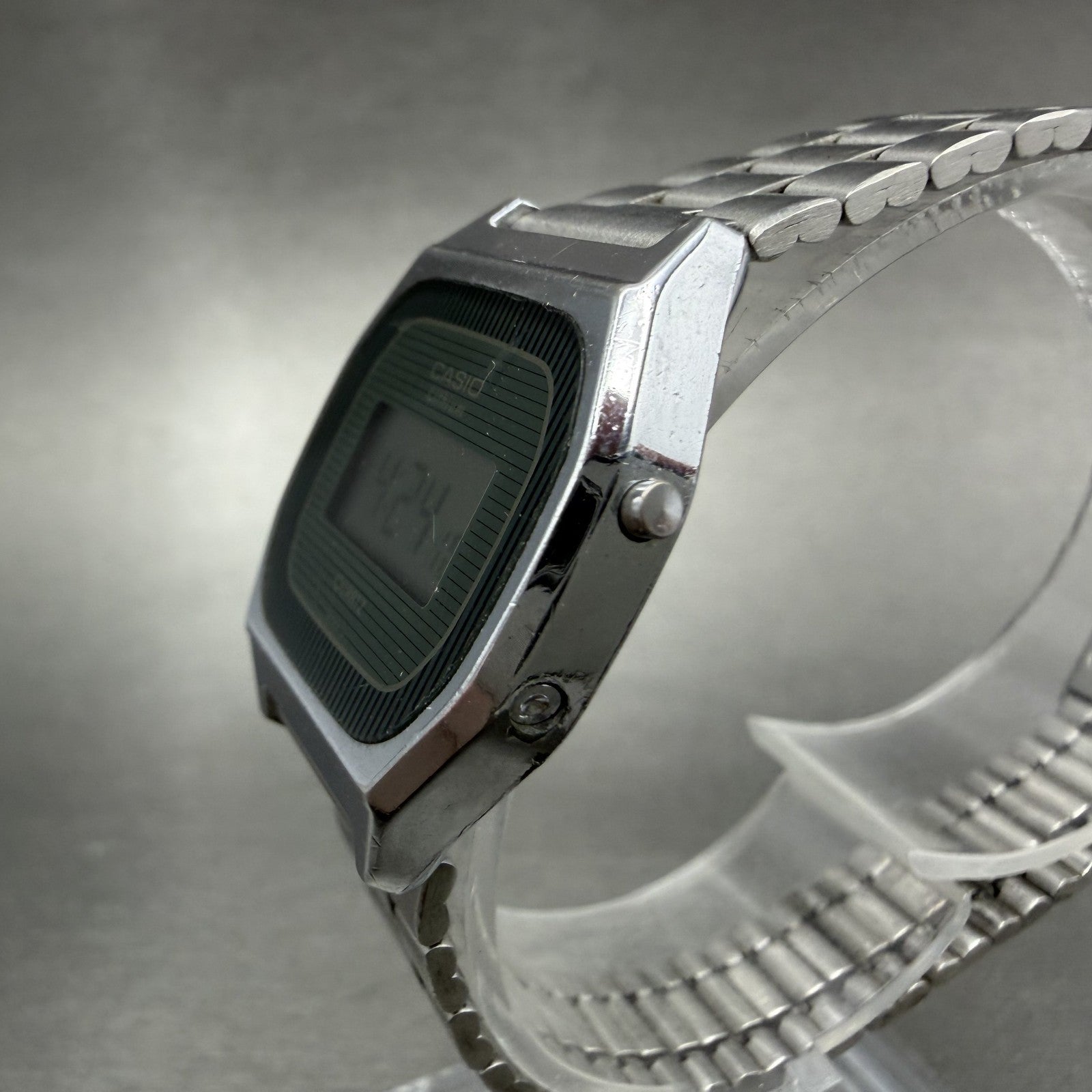 Casio LB 611 Watch Women 25mm Digital Silver Tone Octagon New Battery VTG2
