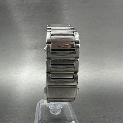 Tommy Hilfiger Tank Watch Women 20mm Silver Dial Silver Tone Rectangle New Batt7