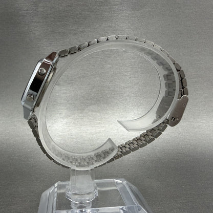 Casio LA670W Watch Women 24mm Digital Silver Tone Rectangle Alarm Chrono New Bat6