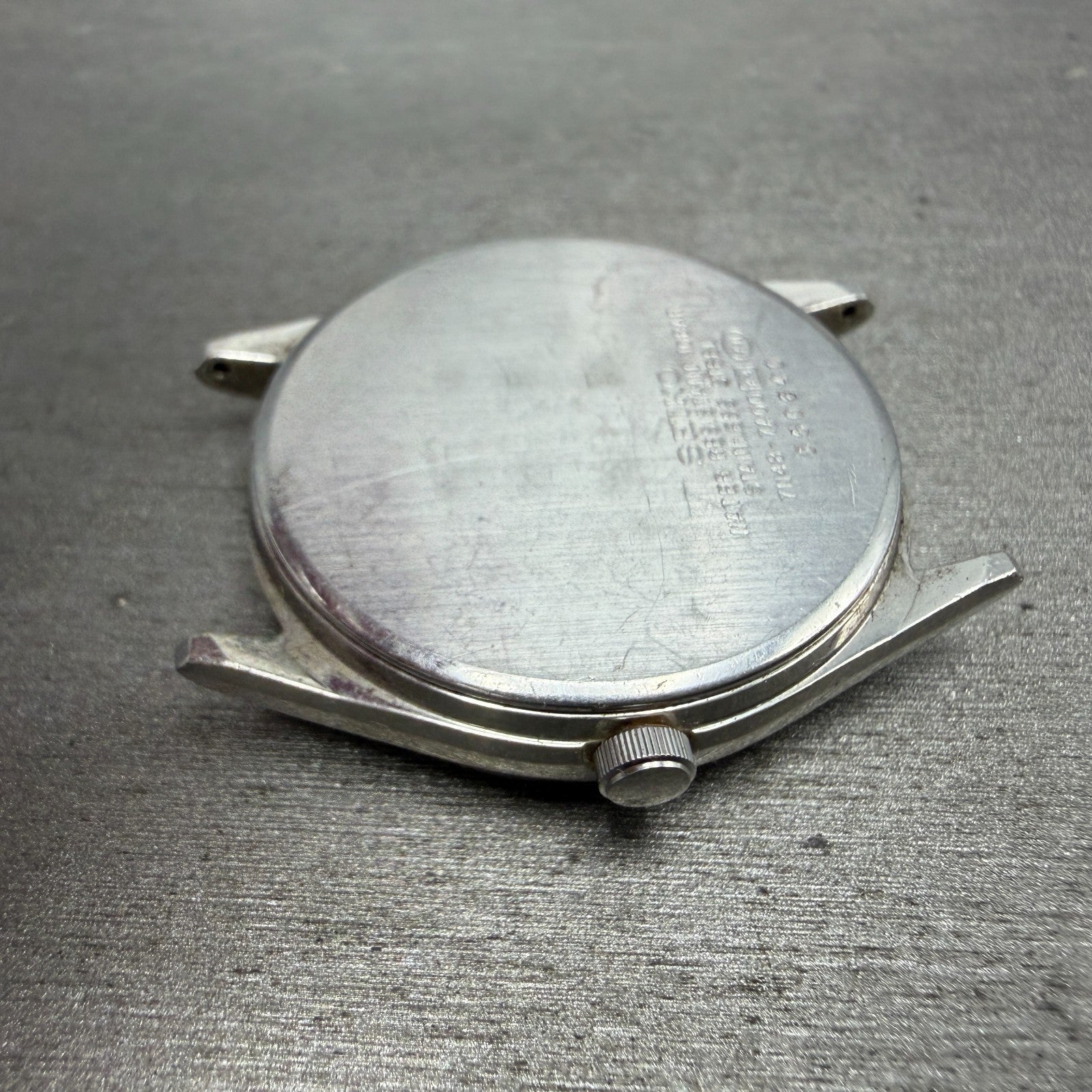 Seiko Spirit Watch Men 35mm White Dial Silver Tone Daydate 7N48-7A00 PARTS VTG9
