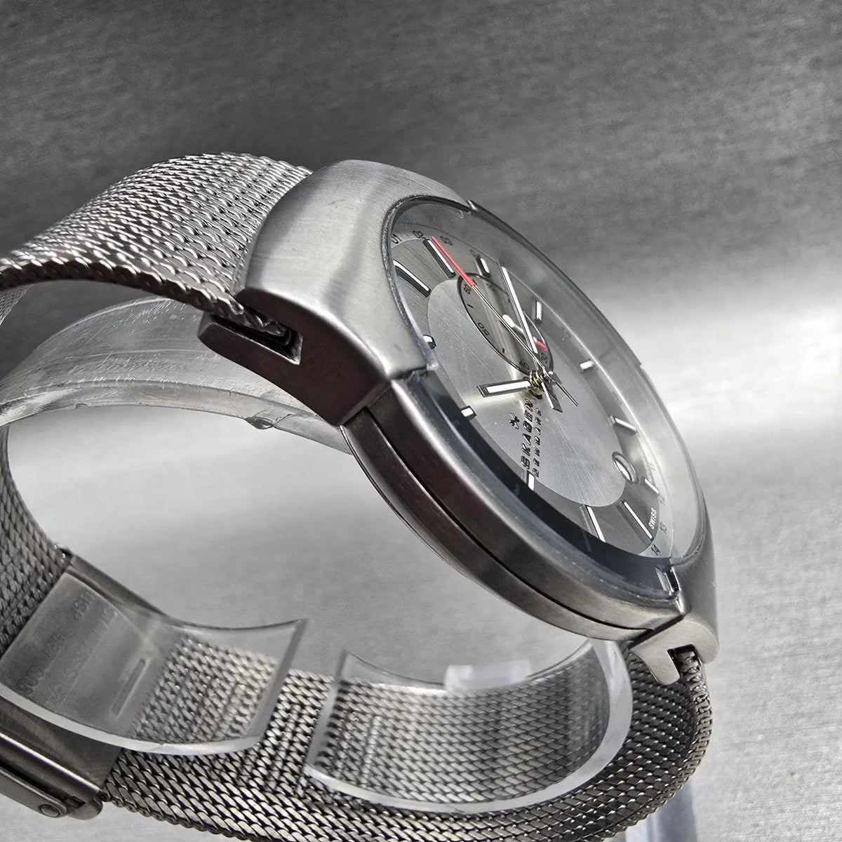 Skagen Watch Men 38mm Gray Dial Stainless Steel Date Round 983XLSSC New Battery3