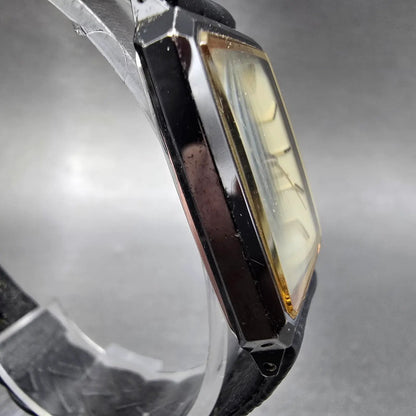 Citizen Tank Watch Men 28mm Champagne Dial Black Date 2818-266528 PARTS4