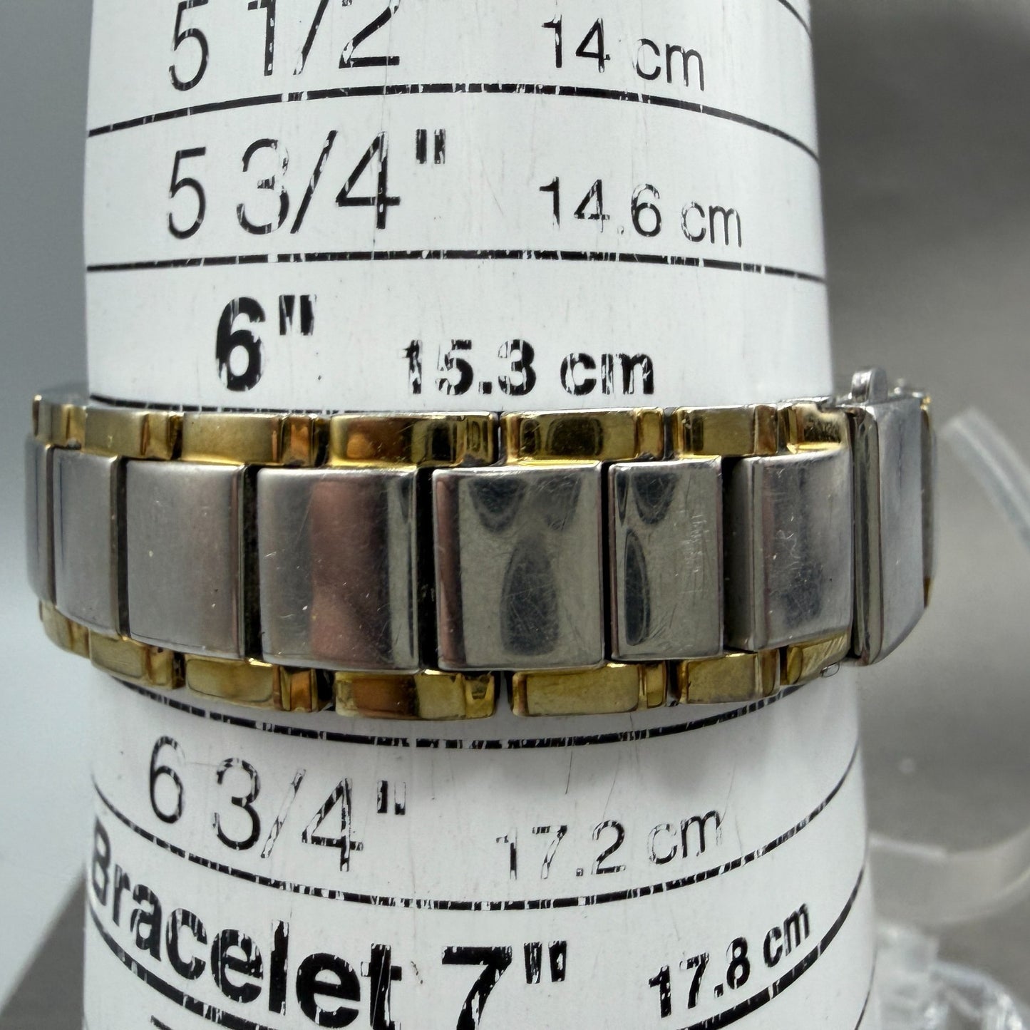 Bulova Diamond Watch Women 32mm MOP Dial Two Tone Round 98P140 PARTS NO CROWN11