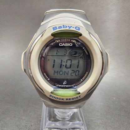 Casio BabyG BGR280 Watch Women 43mm Digital White Tone Alarm Chrono Works0