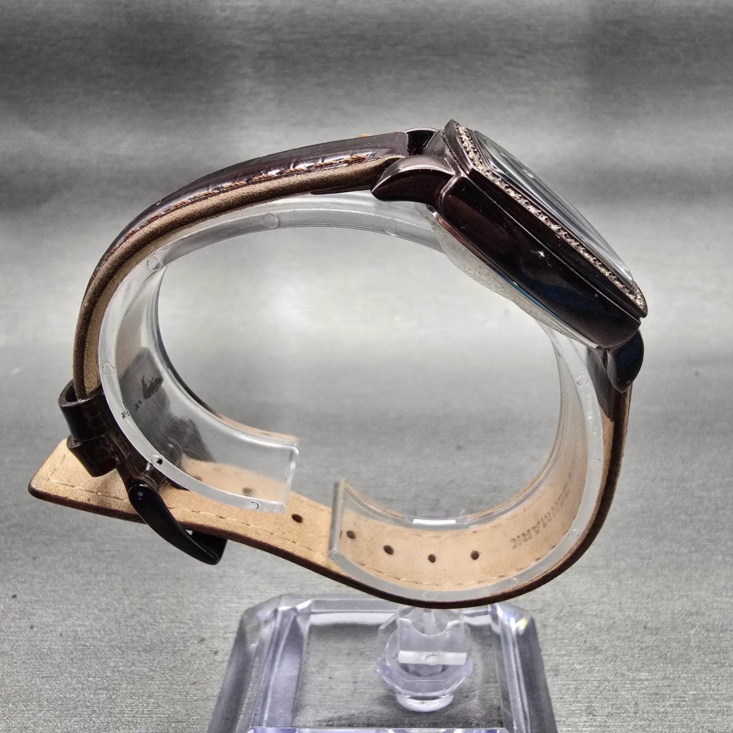 Skagen Watch Women 30mm MOP Dial Brown Tone Daydate Gemmed 558SMLD8A New Battery8