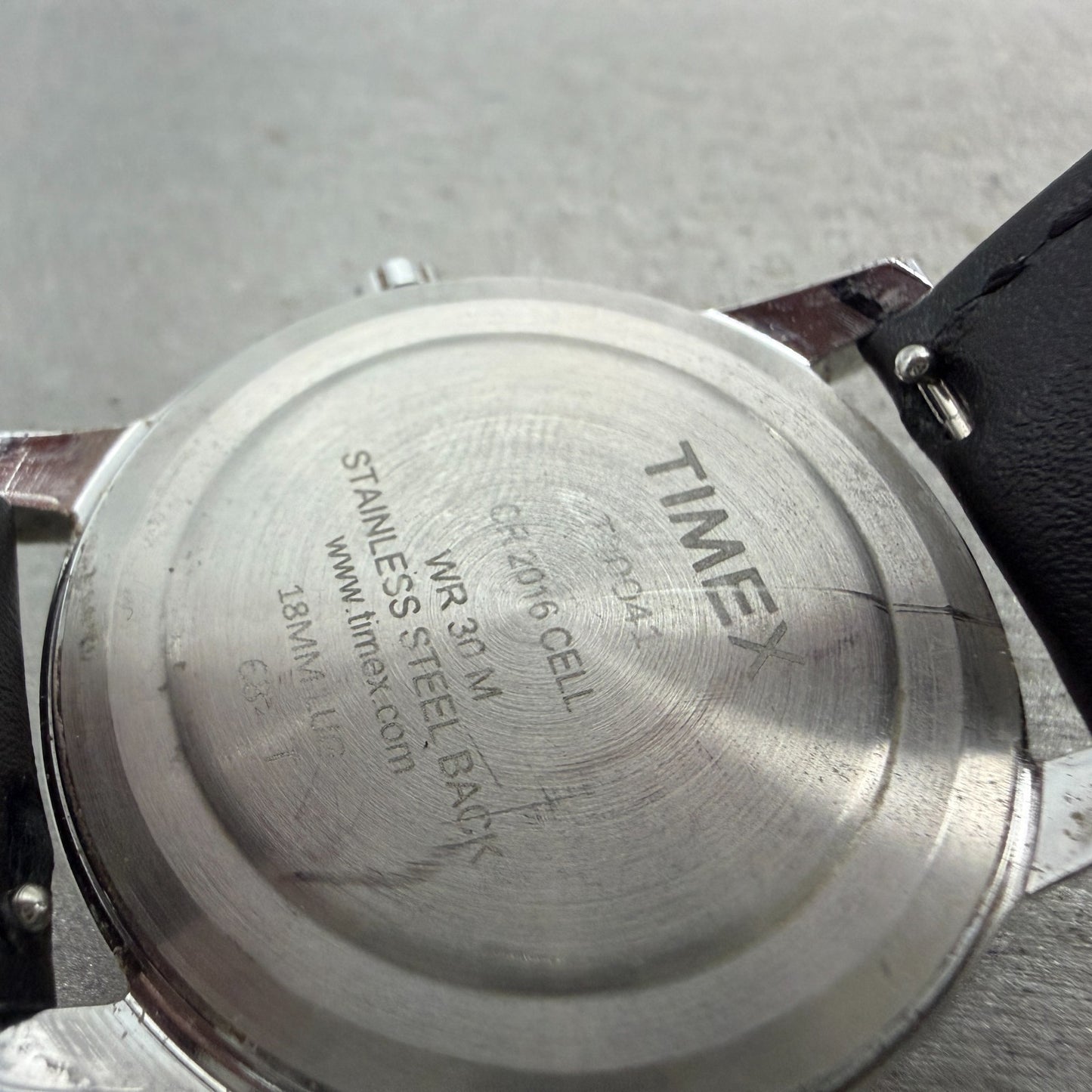 Timex Easy Reader Watch Men 35mm White Dial Silver Tone Round DaydateNew Batt BK9