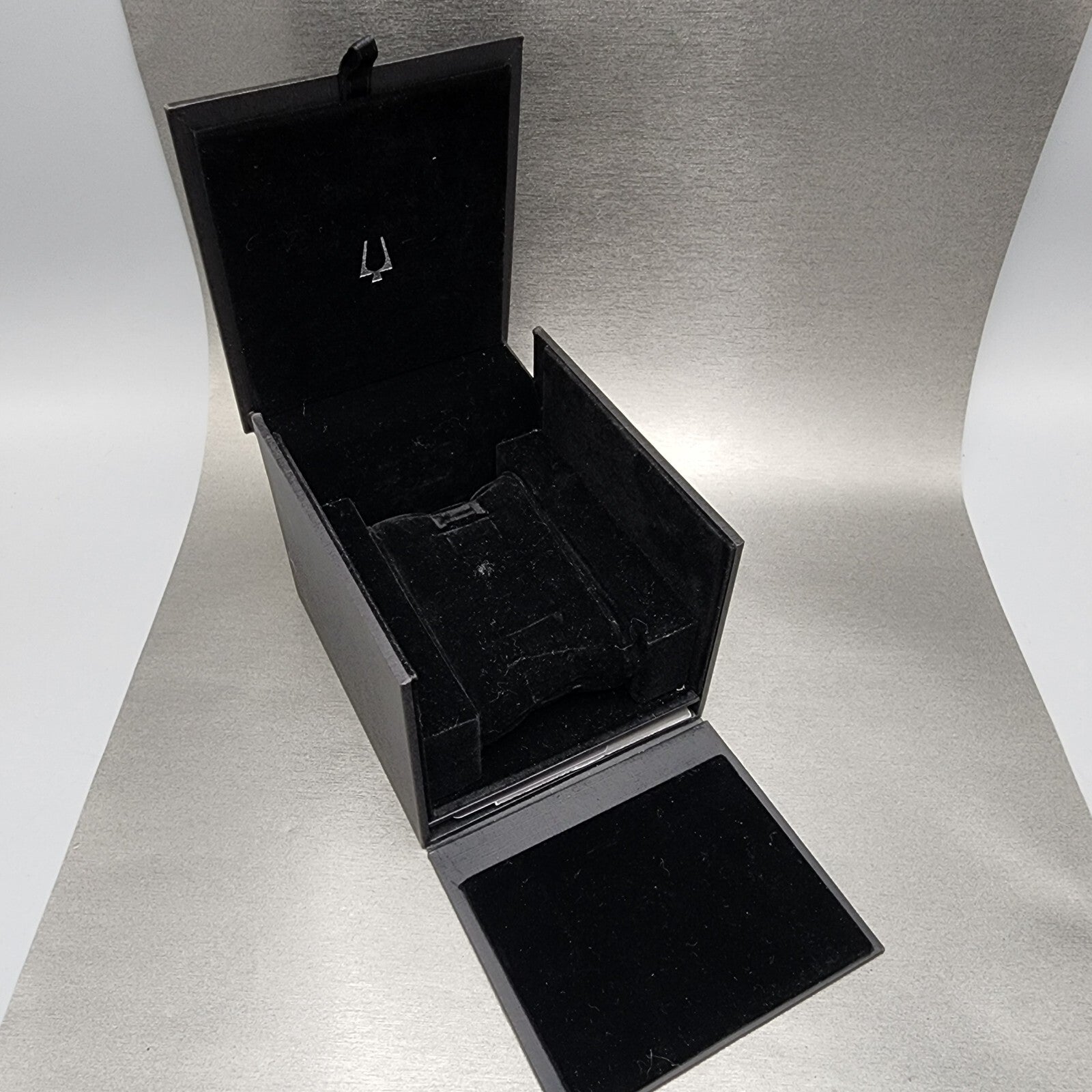 Bulova Sutton Tank Watch Women Black Dial Gold Tone Diamond Bezel New Battery12