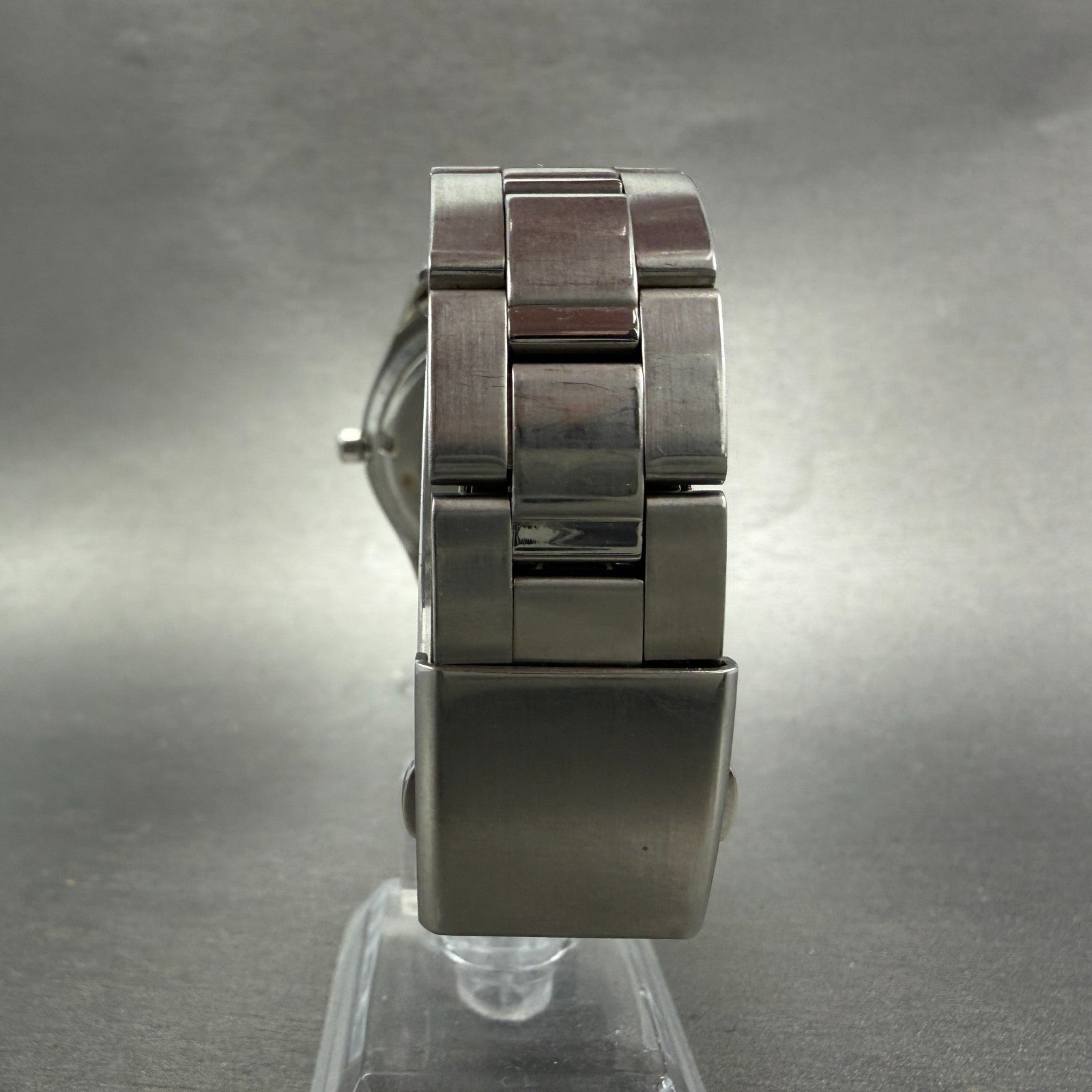 Seiko Watch Men 37mm White Dial Silver Tone Daydate Round 7N43-9080 New Battery7