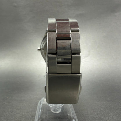 Seiko Watch Men 37mm White Dial Silver Tone Daydate Round 7N43-9080 New Battery7