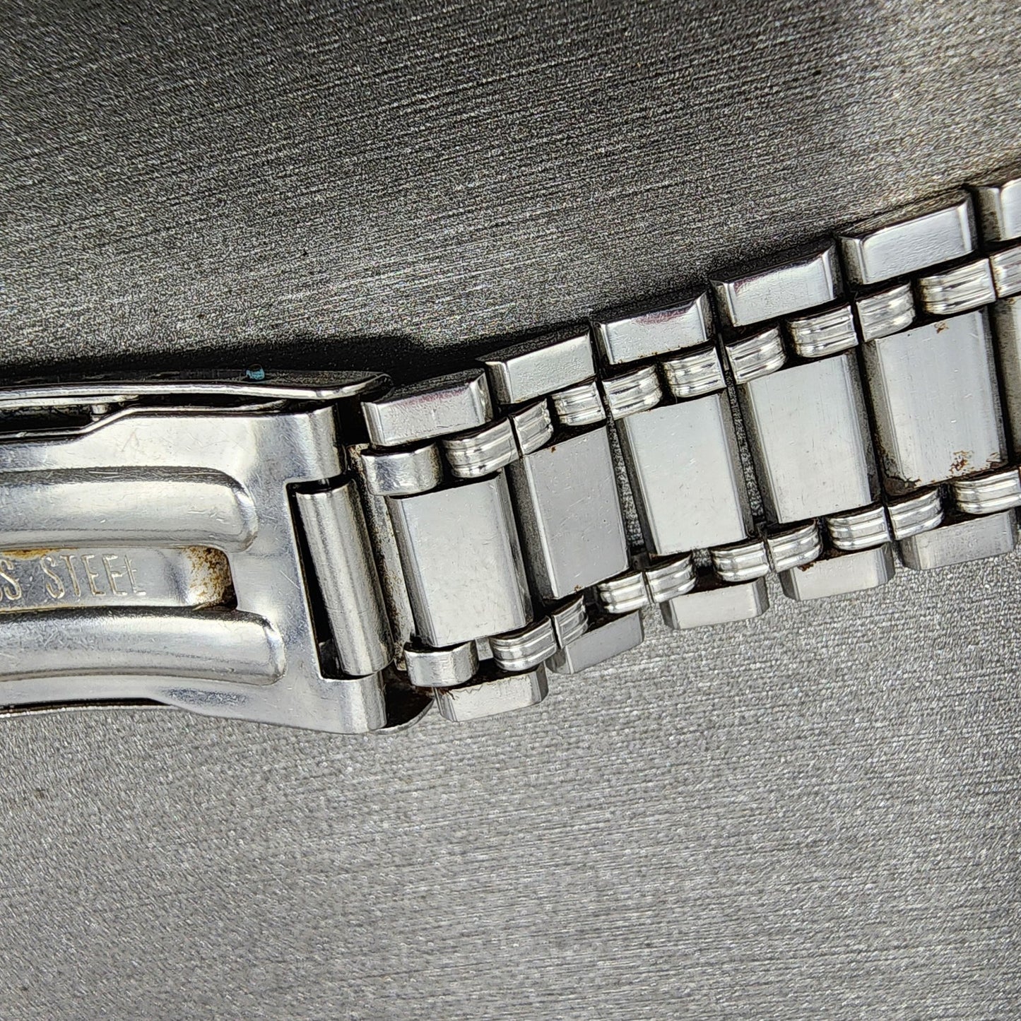 Citizen Bracelet Stainless Steel 12mm Tri Folding Clasp Vintage9