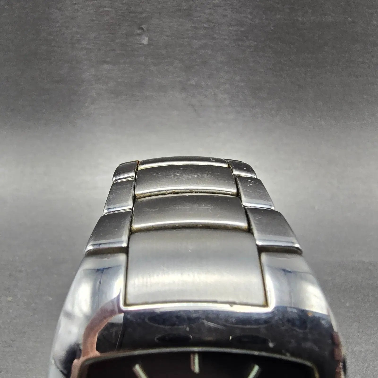 Fossil Arkitekt Watch Men 36mm Black Dial Silver Tone Date FS-3033 New Battery4