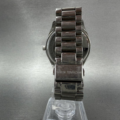 Michael Kors Blake Watch Women 42mm Silver Dial Silver Tone Round MK3243 NewBatt7