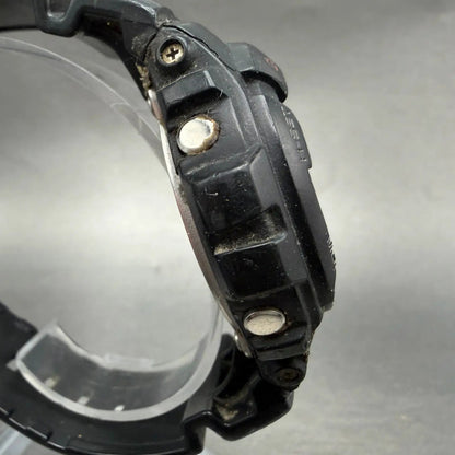 Casio G-Shock G-100 Watch Men 48mm Analog Digital Black Tone Round READ! New Bat3