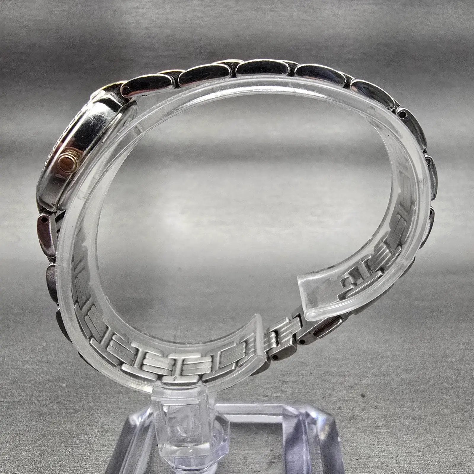 Citizen Eco-Drive Watch Women 17mm MOP Dial Silver Tone Gemmed B023-S039214 Runs6