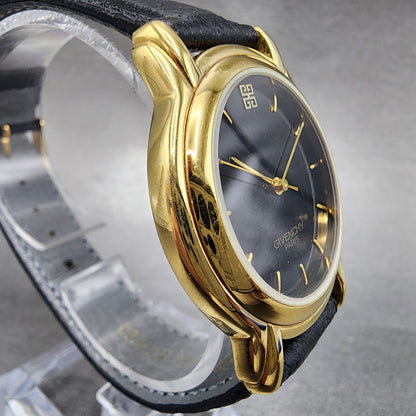 Givenchy Watch Men 34mm Black Dial Gold Tone Round GIV6344MYS PARTS4