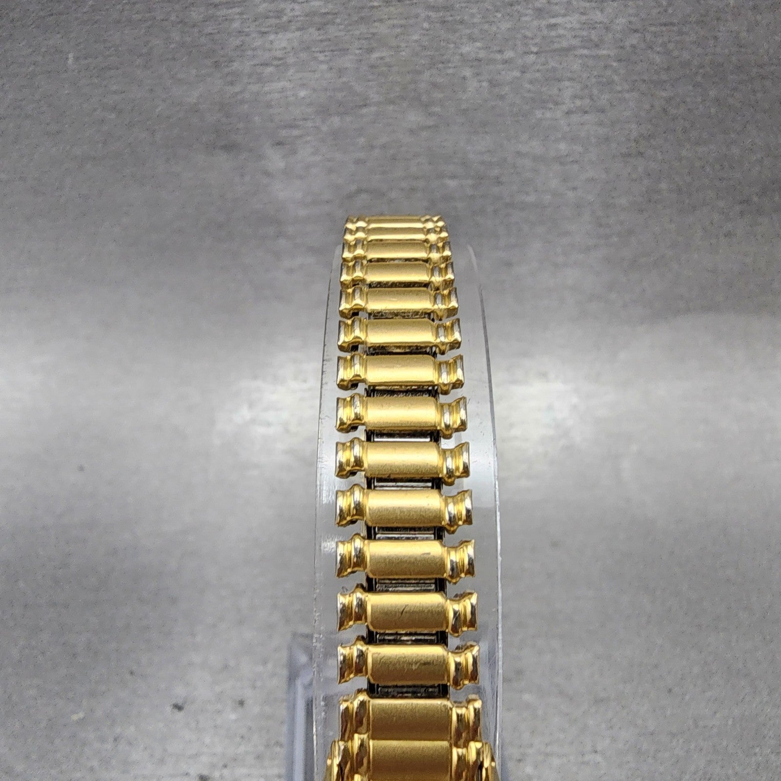 Seiko Watch Women 20mm Gold Dial Gold Tone Round 1N010E19 New Battery4