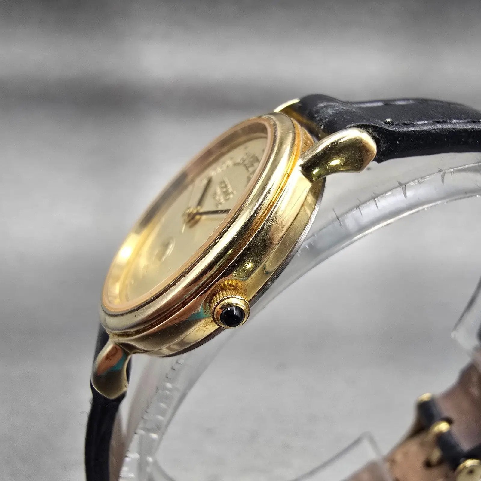 Citizen Watch Women 24mm Gold Dial Gold Tone Round 4631-E64294 New Battery VTG2