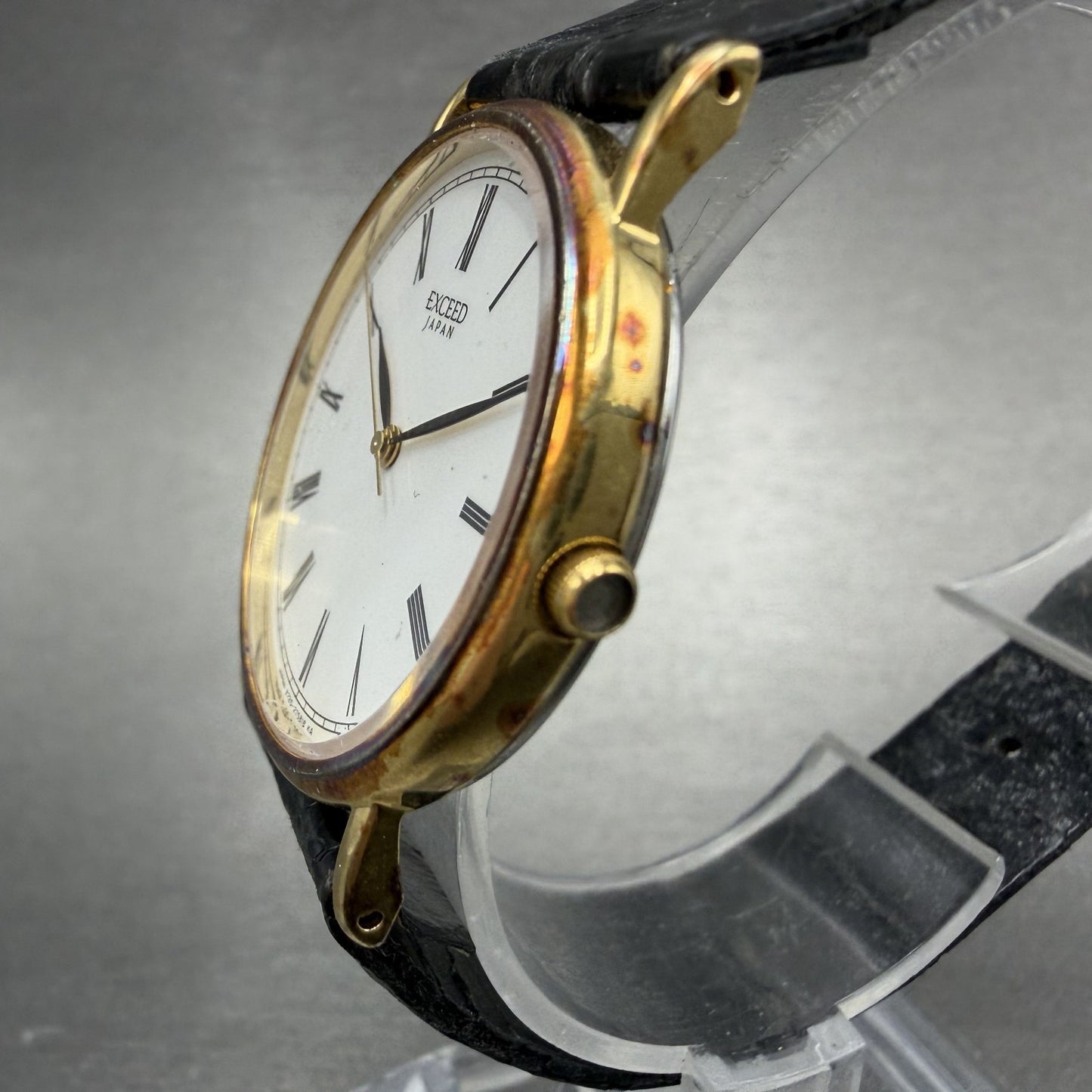 Citizen Exceed Watch Men 32mm White Dial Gold Tone Round 2730-273532 New Batt2